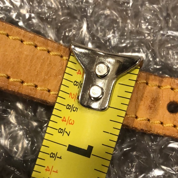 LOUIS VUITTON Replacement Vachetta Leather Shoulder Strap without LV Clasps - Picture 14 of 14